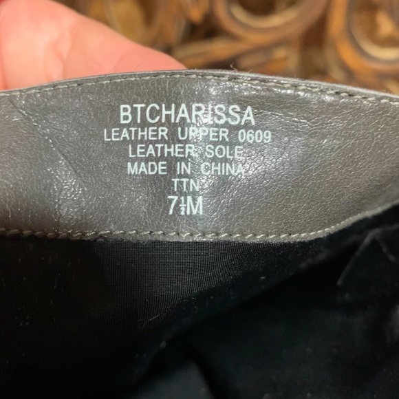 Boutique 9 BTCharissa gray leather knee boots - Picture 4 of 12